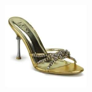  JEWEL 02, 4 Strappy Slide Shoes with Rhinestones Toys 