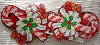 CHRISTMAS CANDY CANE party FAVOR TOPPERS  