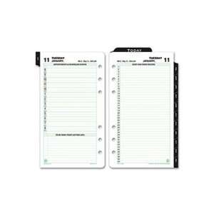  Reference Dated Two Page per Day Organizer Refill, 3 3/4 x 