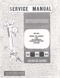 International 150 Loader TD 9 B Chassis Service Manual  