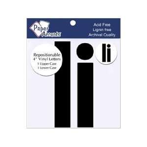  Paper Accents Adhesive Vinyl Letters Removable 4 Ii Black 