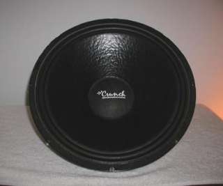 CRUNCH 15 8 ohm SUBWOOFER with 220 oz.magnet  