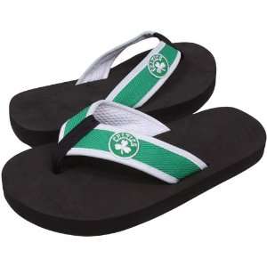  Boston Celtics Kelly Green Black Basic Unisex Flip Flops 