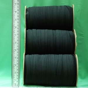 Roll~100 Yds~1/2 Black Braided Elastic~USA