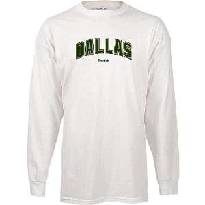  Reebok Dallas Stars Third Logo Long Sleeve T shirt Sports 