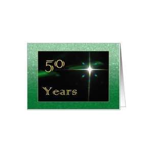 Happy 50th Birthday Shining Star Card Toys & Games