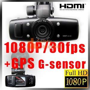 HD 1080P 30fps HDMI Car DVR Camcorder Camera Recorder w/GPS Google Map 