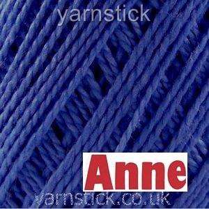 500m ANNE Crochet Cotton Thread Yarn COBALT BLUE #3  