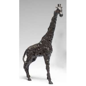  Cyan Design Iron Bronze Medium Giraffe Sculpture 