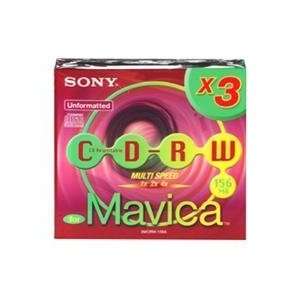  4x 8cm Mavica Rewritable CD RW   3 Pack Musical 