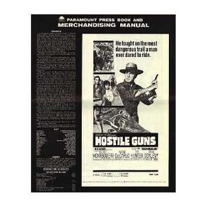  Hostile Guns Original Movie Poster, 12 x 15 (1967)