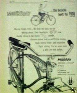 1958 Murray (SPEED WEIGHT) Boys Bicycles,Bikes Print AD  