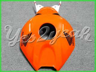 For Honda CBR1000RR 06 07 Orange Repsol Fairing 16N36  
