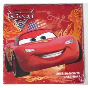  Disney Pixar Cars 2 2012 16 Month Wall Calendar Office 