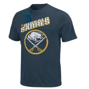  Buffalo Sabres Navy Bank On It Heathered T Shirt Sports 