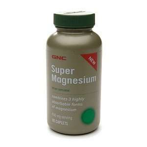  GNC Super Magnesium, Capsules, 90 ea Health & Personal 