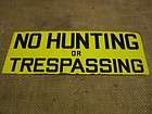   No Hunting Sign Old Antique Trespassing Fishing Hunt Fish Signs 6437