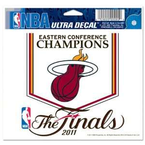  Miami Heat 2011 Eastern Conference Champions 4x6 Ultra 