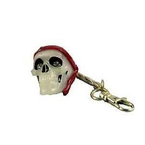   Caribbean Skull Squeeze Light / Key Chain   PIR2ACS