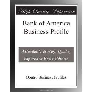  Bank of America Business Profile Qontro Business Profiles 