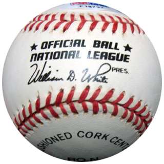 WILLIE MCCOVEY AUTOGRAPHED SIGNED NL BASEBALL PSA/DNA  