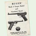 ruger mark i instructions parts owners gun manual 1 one