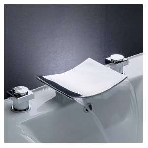   Bathroom Sink Faucet with Stainless Steel Spout