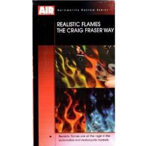  Airbrush Action V9CF06 REALISTIC FLAMES CRAIG FRASER 7564 