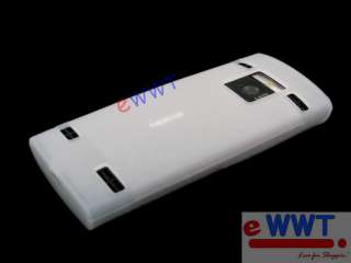 for Nokia X2 00 New White Silicon Skin Cover Soft Case  