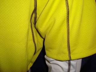 368) M 2011 Nike Golf Dri Fit UV Layered L/S Polo Shirt $75  