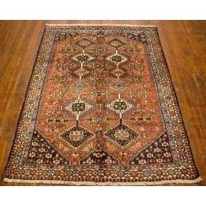    5x7 Hand Knotted Yalameh Persian Rug   75x50