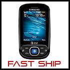 Samsung Strive A687 Unlocked Purple QWERTY Slider Cell Phone for AT&T 