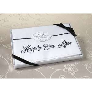  Happily Ever After Pillow Cases, White