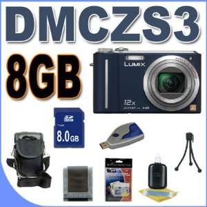  Panasonic Lumix DMC ZS3 10MP Digital Camera w/12x Wide 