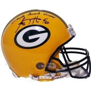 AJ Hawk Autographed Lombardi Award Winner Green Bay Packers Proline 
