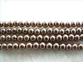 200pcs 4mm Fancy Craft Glass Pearl Loose Beads bdc28  