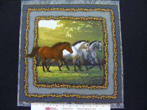 SHENANDOAH MAJESTIC HORSE FABRIC PANEL~NOVELTY WESTERN  