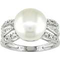 10k White Gold Cultured Freshwater Pearl Ring (8 8.5 mm)   