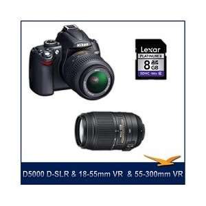  Digital SLR Camera with 18 55mm f/3.5 5.6G VR Lens and 2.7 inch Vari 