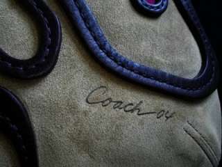 COACH SOHO Limited Edition BUTTERFLY SUEDE DUFFLE MESSENGER SLING BAG 