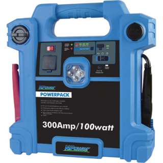   Powerpack Emergency Power Source w/Air Compressor 300 Amps 100W  