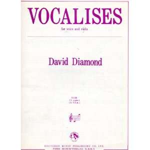  VOCALISES for Voice and Viola David Diamon (composer 