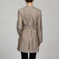 Anne Klein Womens Double breasted Trench Coat  