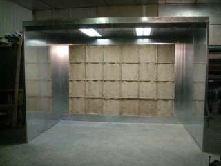 12 WIDE x 8 TALL PAINT SPRAY BOOTH / OPEN FACE  