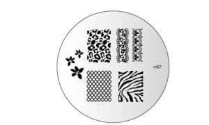 Konad Stamping Nail Art Image Plate M57 Zebra  