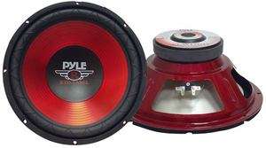 NEW PLW12RD 12 RED SUB CAR MOBILE AUDIO SUBWOOFER 068888720083 