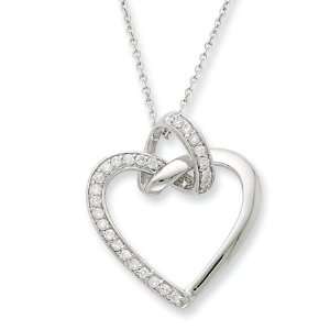  Friendship Promises, Heart Necklace in Sterling Silver 