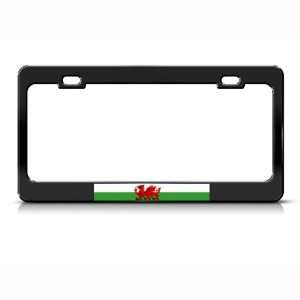  Wales Flag Red Dragon Welsh Country Metal license plate 