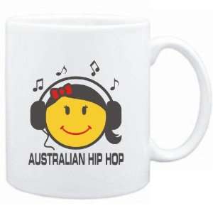  Mug White  Australian Hip Hop   female smiley  Music 