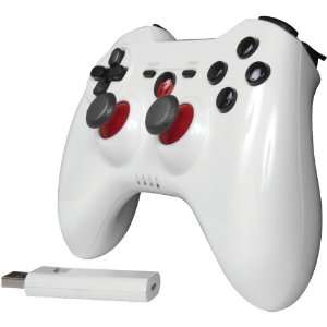    DreamGEAR PS3 Phenom Wireless Controller   White Video Games